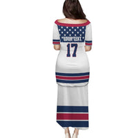 Custom USA Ice Hockey Puletasi Sporty Style Go Champions