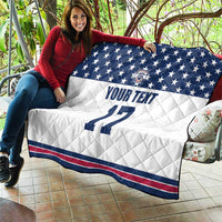 Custom USA Ice Hockey Quilt Sporty Style Go Champions
