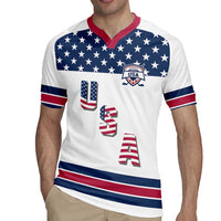 Custom USA Ice Hockey Rugby Jersey Sporty Style Go Champions