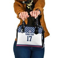 Custom USA Ice Hockey Shoulder Handbag Sporty Style Go Champions