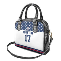 Custom USA Ice Hockey Shoulder Handbag Sporty Style Go Champions