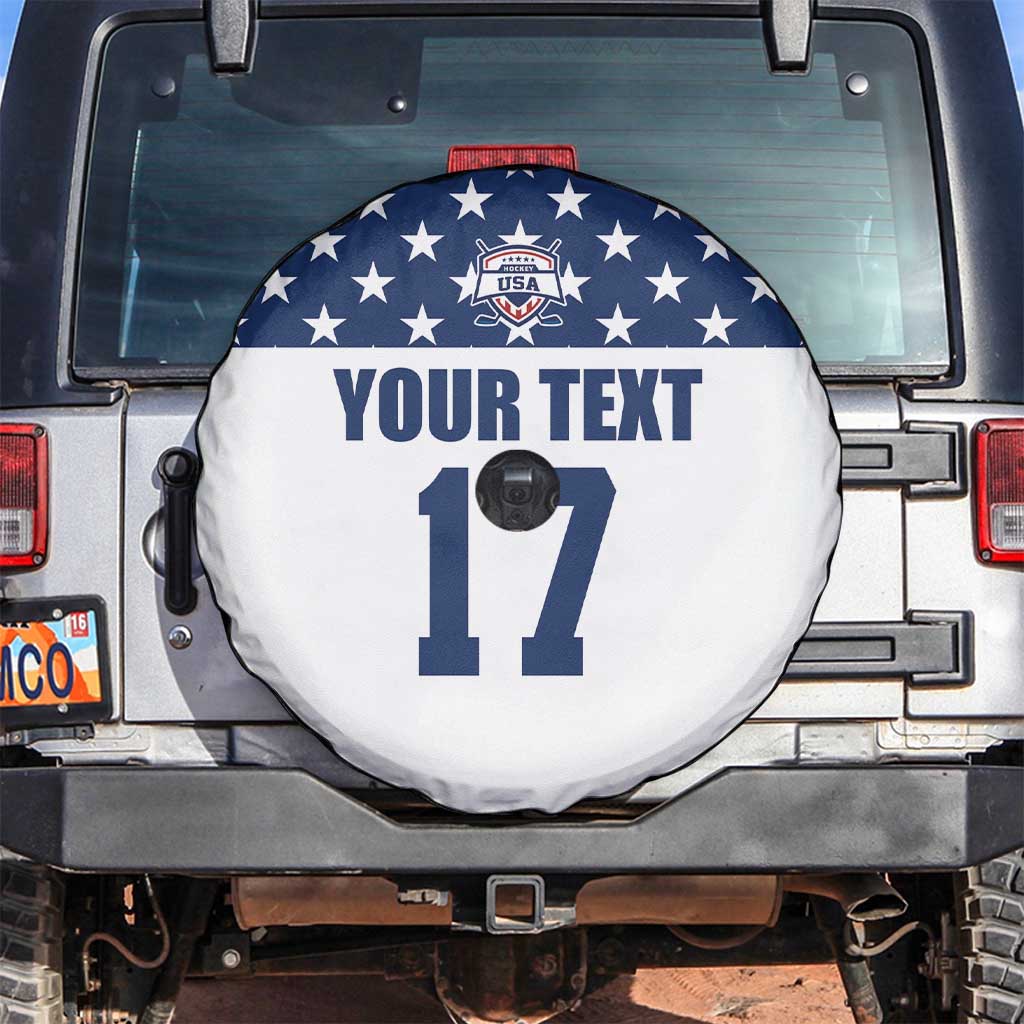 Custom USA Ice Hockey Spare Tire Cover Sporty Style Go Champions