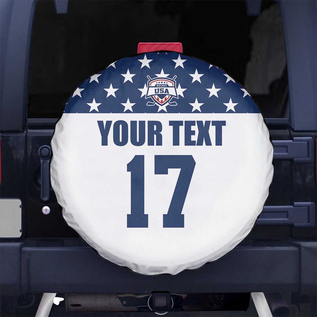 Custom USA Ice Hockey Spare Tire Cover Sporty Style Go Champions