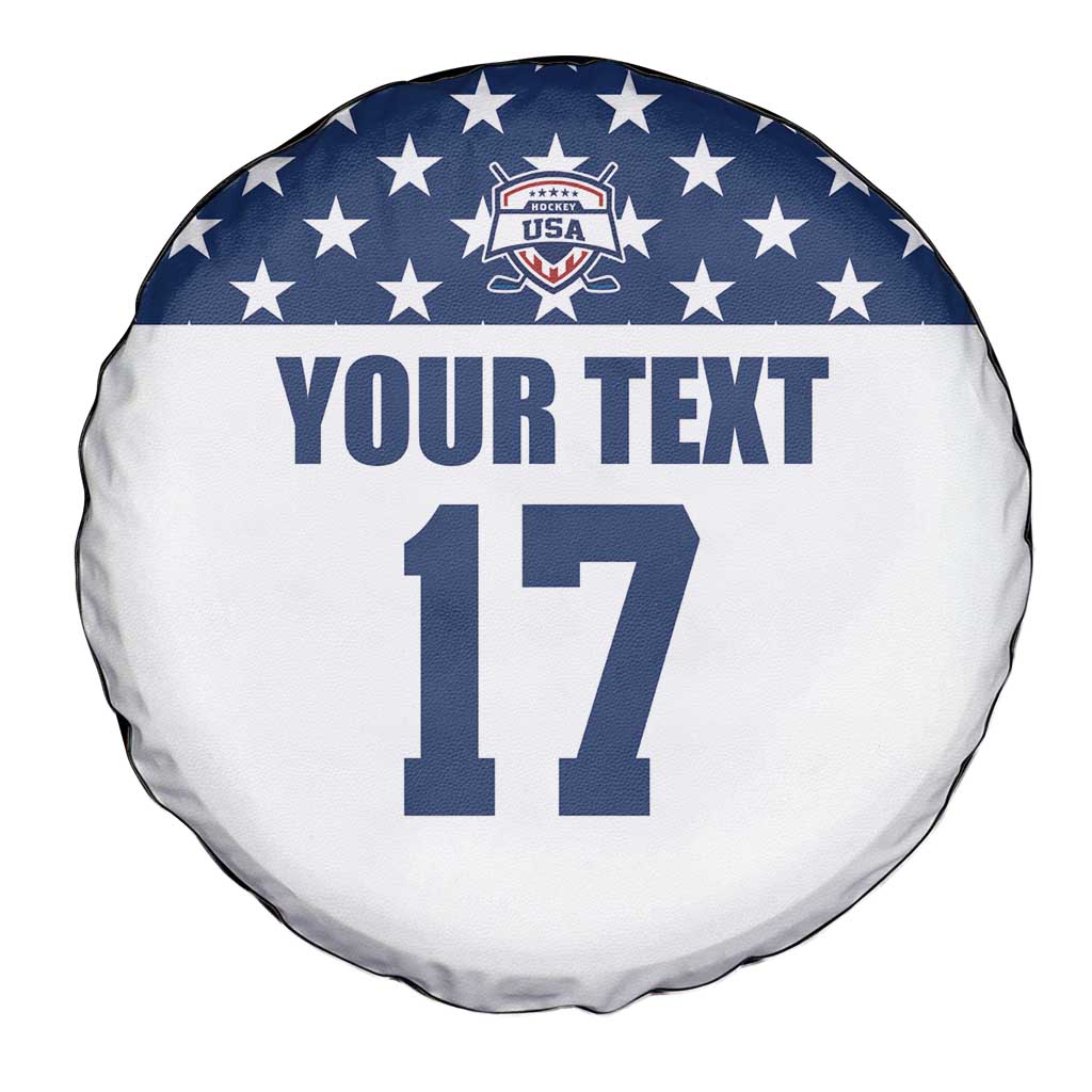 Custom USA Ice Hockey Spare Tire Cover Sporty Style Go Champions