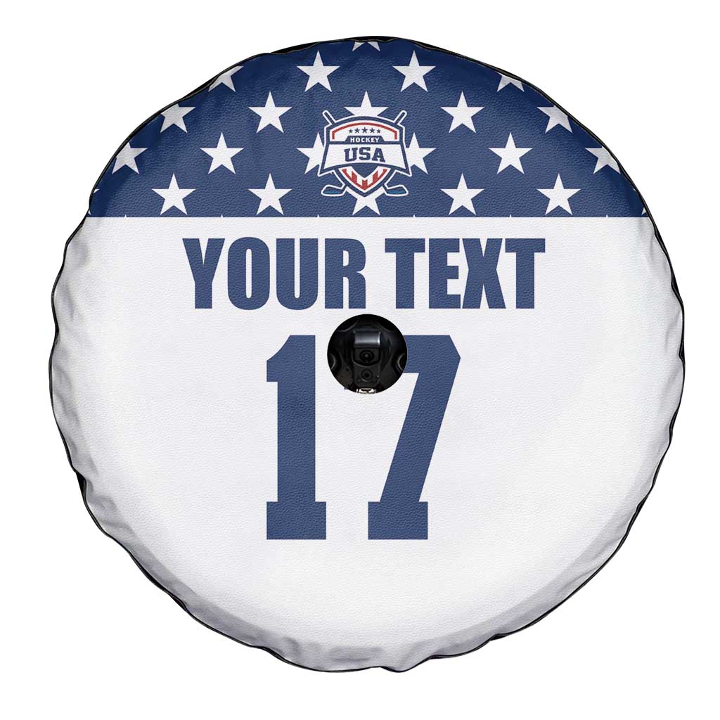 Custom USA Ice Hockey Spare Tire Cover Sporty Style Go Champions