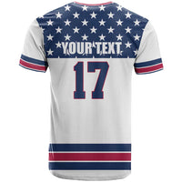 Custom USA Ice Hockey T Shirt Sporty Style Go Champions