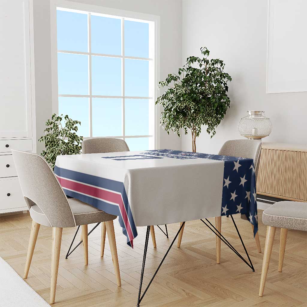 Custom USA Ice Hockey Tablecloth Sporty Style Go Champions
