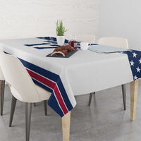 Custom USA Ice Hockey Tablecloth Sporty Style Go Champions