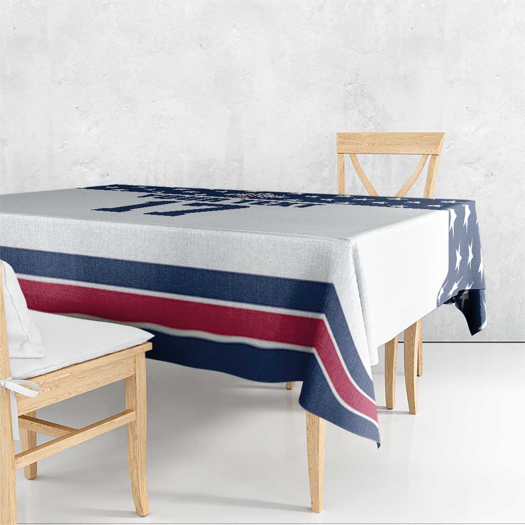 Custom USA Ice Hockey Tablecloth Sporty Style Go Champions
