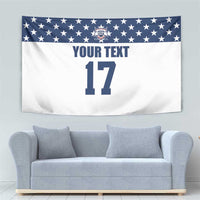 Custom USA Ice Hockey Tapestry Sporty Style Go Champions