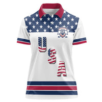 Custom USA Ice Hockey Women Polo Shirt Sporty Style Go Champions