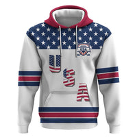 Custom USA Ice Hockey Zip Hoodie Sporty Style Go Champions
