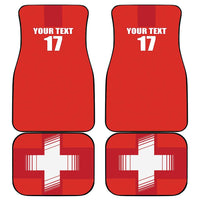Custom Switzerland Ice Hockey Car Mats La Nati Go Champions