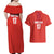 Custom Switzerland Ice Hockey Couples Matching Off Shoulder Maxi Dress and Hawaiian Shirt La Nati Go Champions