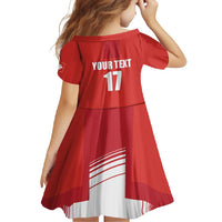 Custom Switzerland Ice Hockey Family Matching Mermaid Dress and Hawaiian Shirt La Nati Go Champions