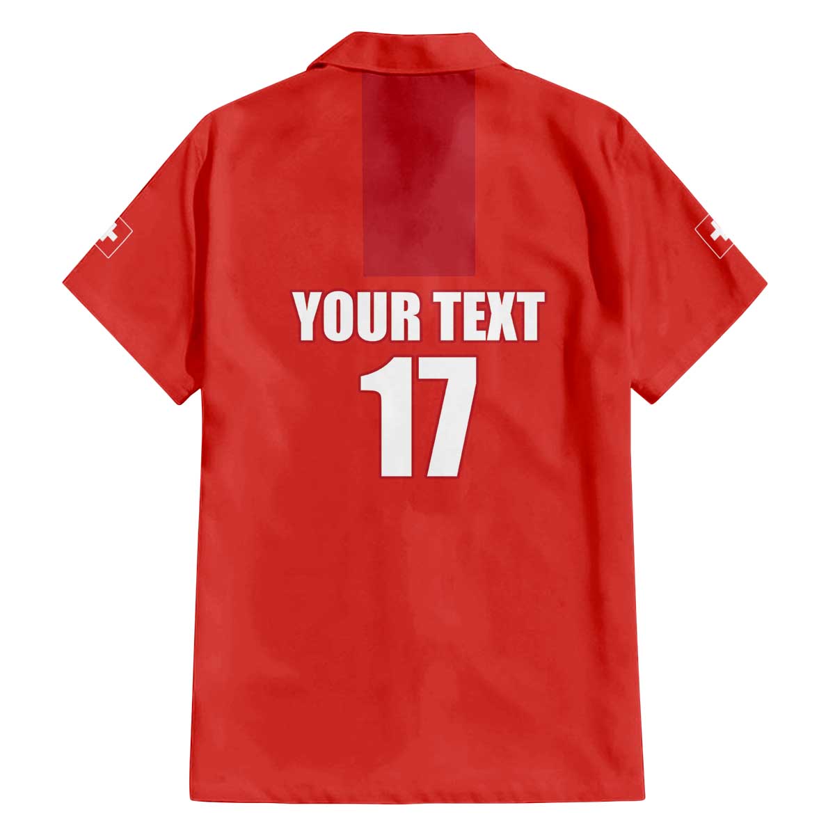 Custom Switzerland Ice Hockey Family Matching Off The Shoulder Long Sleeve Dress and Hawaiian Shirt La Nati Go Champions