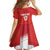 Custom Switzerland Ice Hockey Family Matching Off Shoulder Short Dress and Hawaiian Shirt La Nati Go Champions