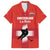 Custom Switzerland Ice Hockey Family Matching Off Shoulder Short Dress and Hawaiian Shirt La Nati Go Champions