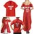 Custom Switzerland Ice Hockey Family Matching Summer Maxi Dress and Hawaiian Shirt La Nati Go Champions