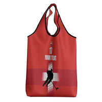 Custom Switzerland Ice Hockey Grocery Bag La Nati Go Champions