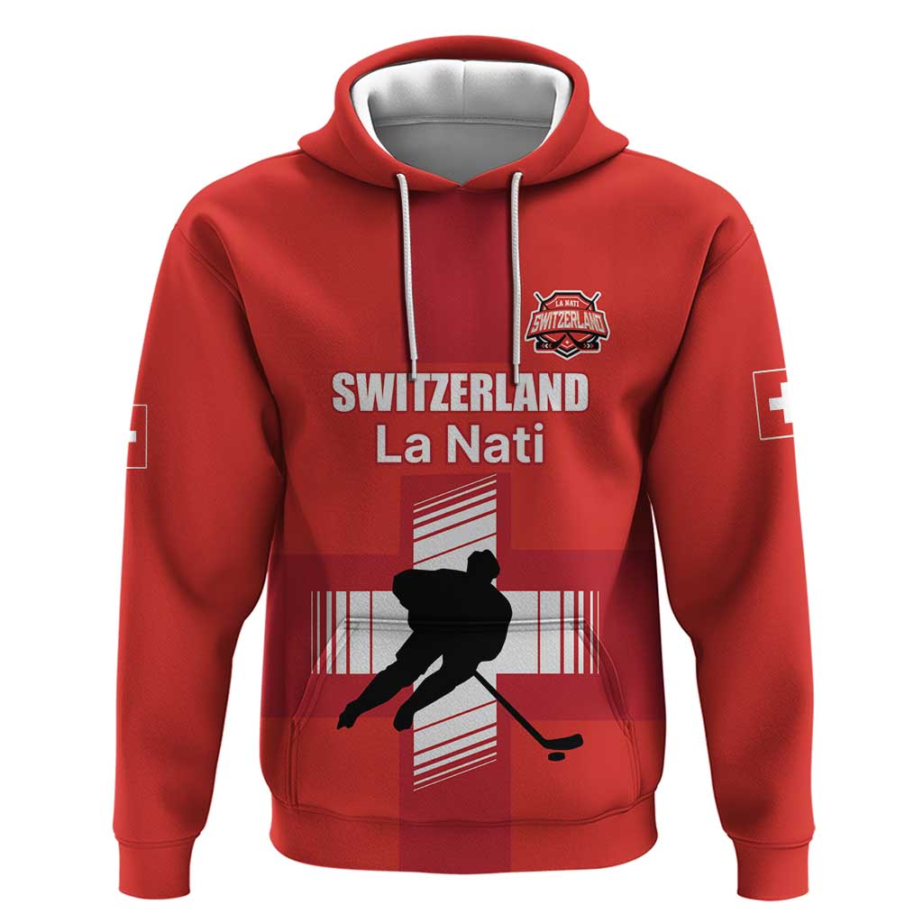 Custom Switzerland Ice Hockey Hoodie La Nati Go Champions