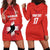 Custom Switzerland Ice Hockey Hoodie Dress La Nati Go Champions