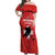 Custom Switzerland Ice Hockey Off Shoulder Maxi Dress La Nati Go Champions