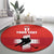 Custom Switzerland Ice Hockey Round Carpet La Nati Go Champions