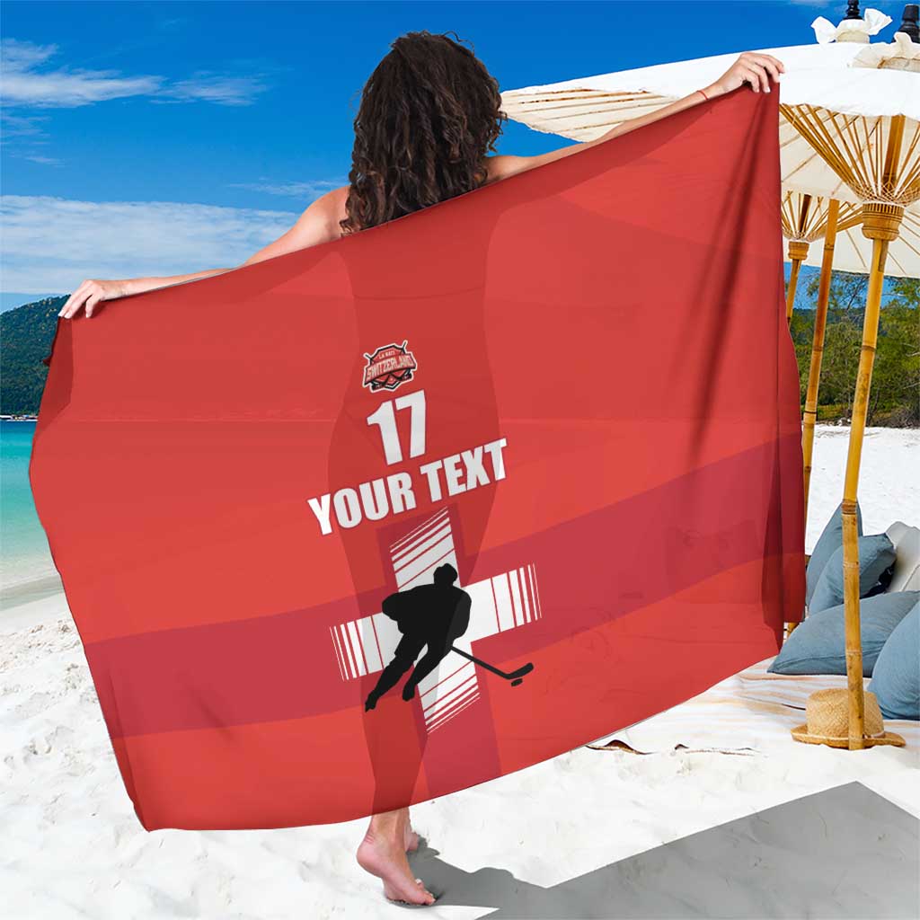 Custom Switzerland Ice Hockey Sarong La Nati Go Champions