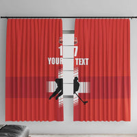 Custom Switzerland Ice Hockey Window Curtain La Nati Go Champions