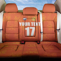 Custom Netherlands Football Back Car Seat Cover Oranje Go Champions