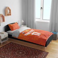 Custom Netherlands Football Bedding Set Oranje Go Champions