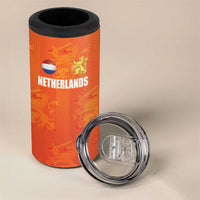 Custom Netherlands Football 4 in 1 Can Cooler Tumbler Oranje Go Champions