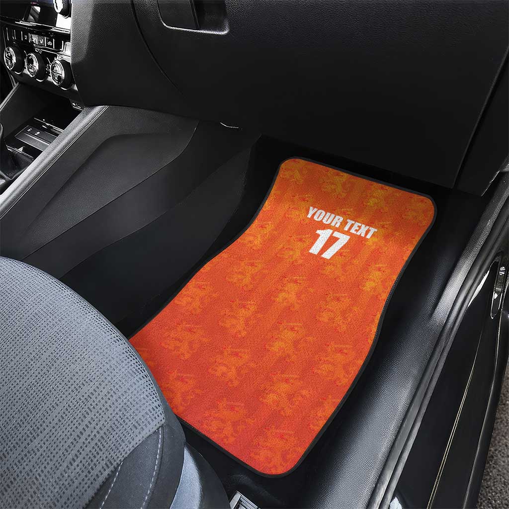 Custom Netherlands Football Car Mats Oranje Go Champions