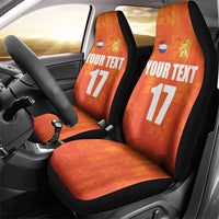 Custom Netherlands Football Car Seat Cover Oranje Go Champions