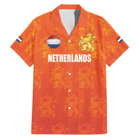 Custom Netherlands Football Family Matching Mermaid Dress and Hawaiian Shirt Oranje Go Champions