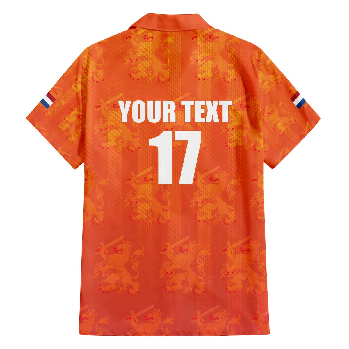 Custom Netherlands Football Family Matching Off The Shoulder Long Sleeve Dress and Hawaiian Shirt Oranje Go Champions