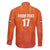 Custom Netherlands Football Family Matching Off The Shoulder Long Sleeve Dress and Hawaiian Shirt Oranje Go Champions