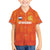 Custom Netherlands Football Family Matching Off The Shoulder Long Sleeve Dress and Hawaiian Shirt Oranje Go Champions