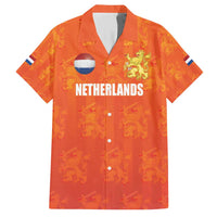 Custom Netherlands Football Family Matching Short Sleeve Bodycon Dress and Hawaiian Shirt Oranje Go Champions