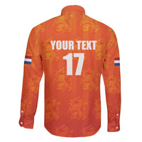 Custom Netherlands Football Family Matching Short Sleeve Bodycon Dress and Hawaiian Shirt Oranje Go Champions