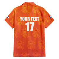 Custom Netherlands Football Family Matching Tank Maxi Dress and Hawaiian Shirt Oranje Go Champions