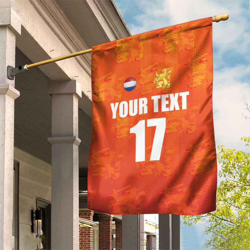 Custom Netherlands Football Garden Flag Oranje Go Champions