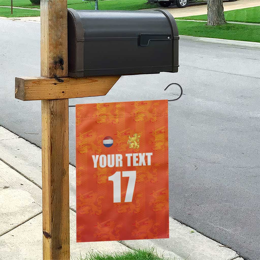 Custom Netherlands Football Garden Flag Oranje Go Champions