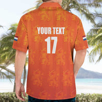 Custom Netherlands Football Hawaiian Shirt Oranje Go Champions