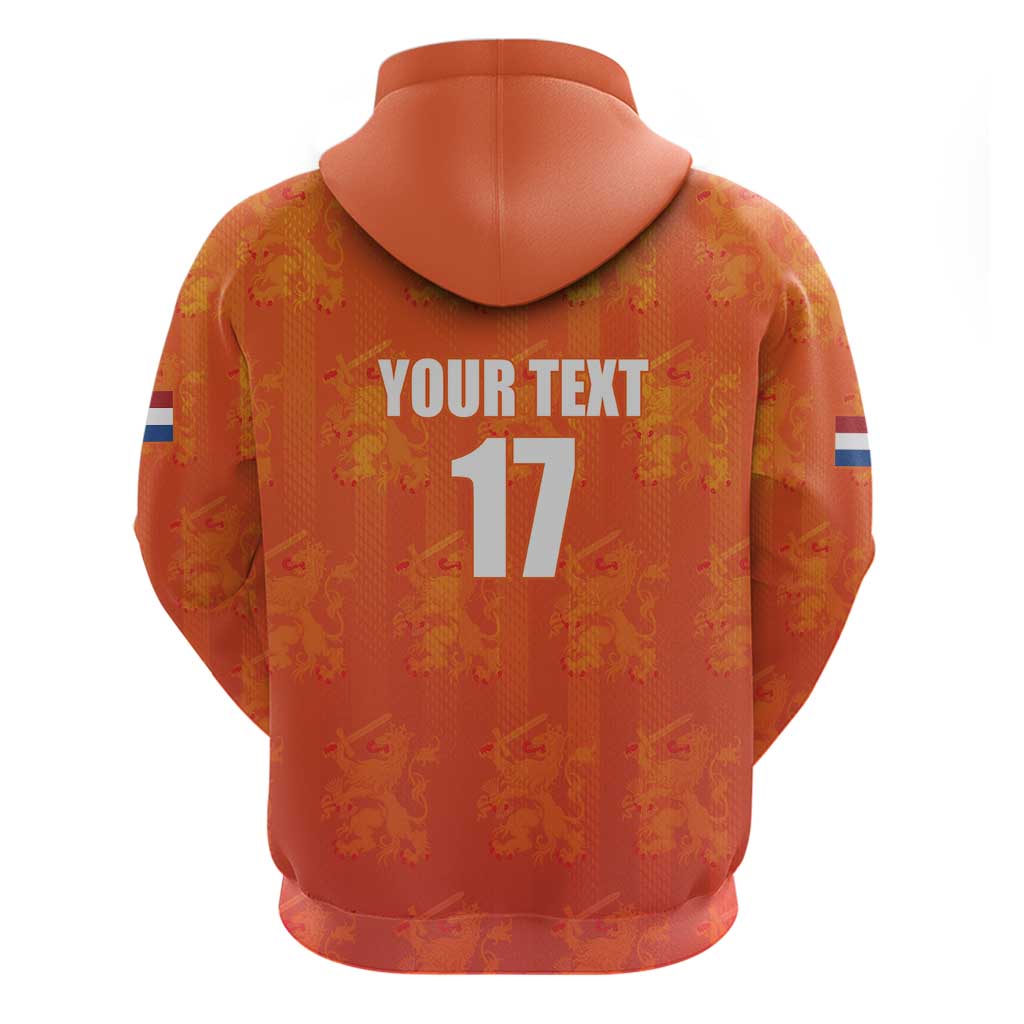 Custom Netherlands Football Hoodie Oranje Go Champions
