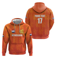 Custom Netherlands Football Hoodie Oranje Go Champions