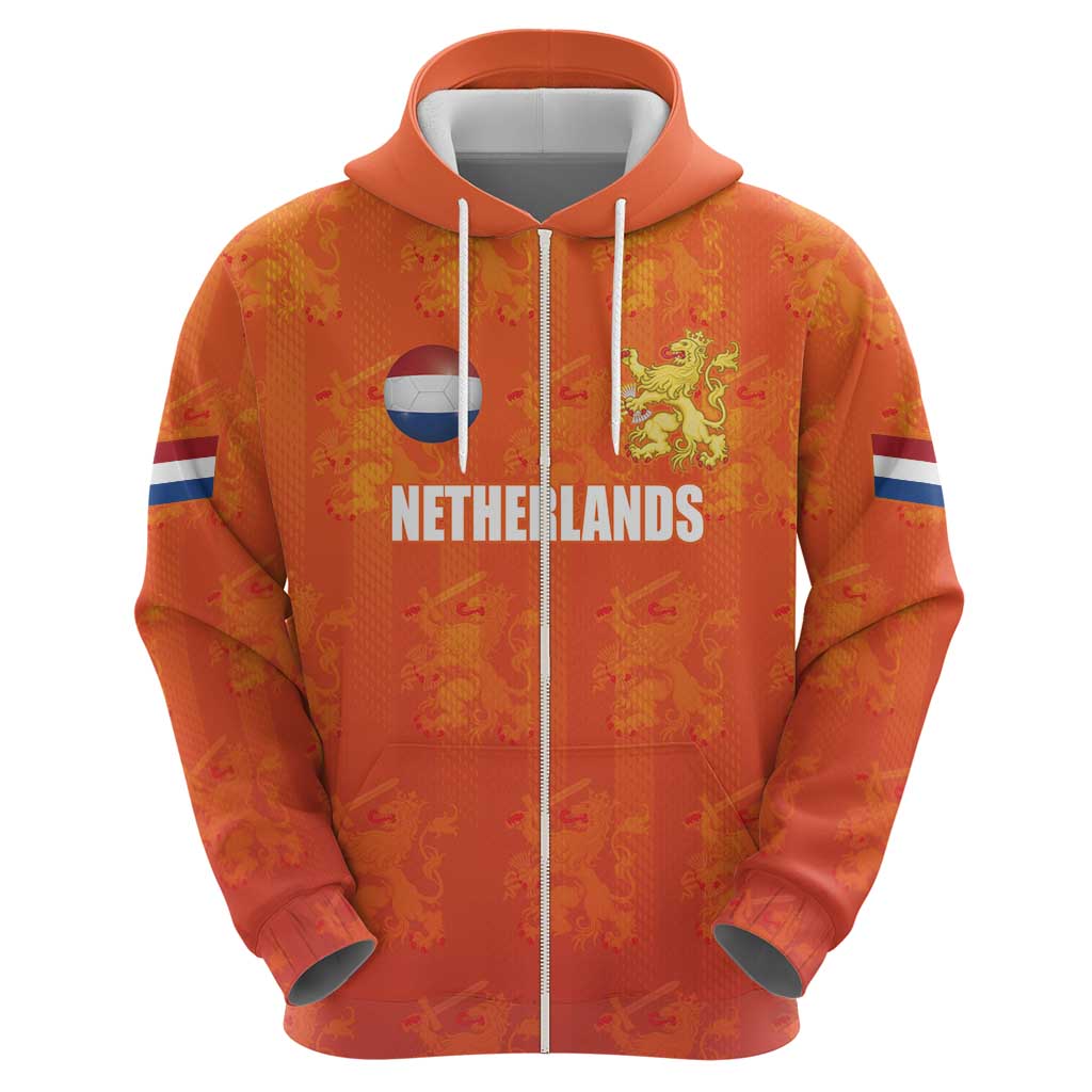 Custom Netherlands Football Hoodie Oranje Go Champions