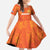 Custom Netherlands Football Kid Short Sleeve Dress Oranje Go Champions