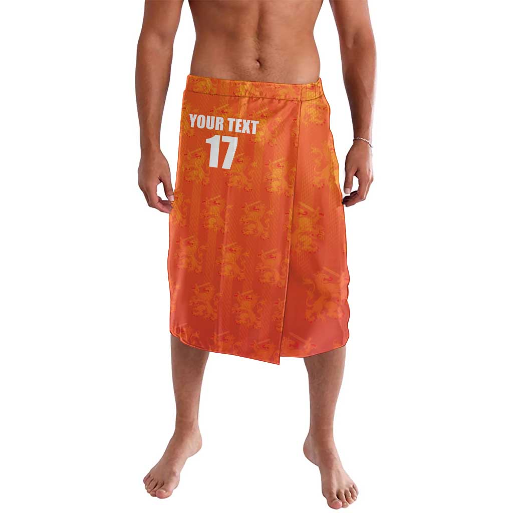 Custom Netherlands Football Lavalava Oranje Go Champions